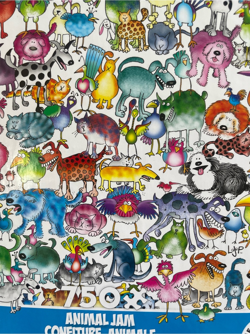 Animal Jam 750-Piece Puzzle - Colorful Animals - Picture 2 of 3